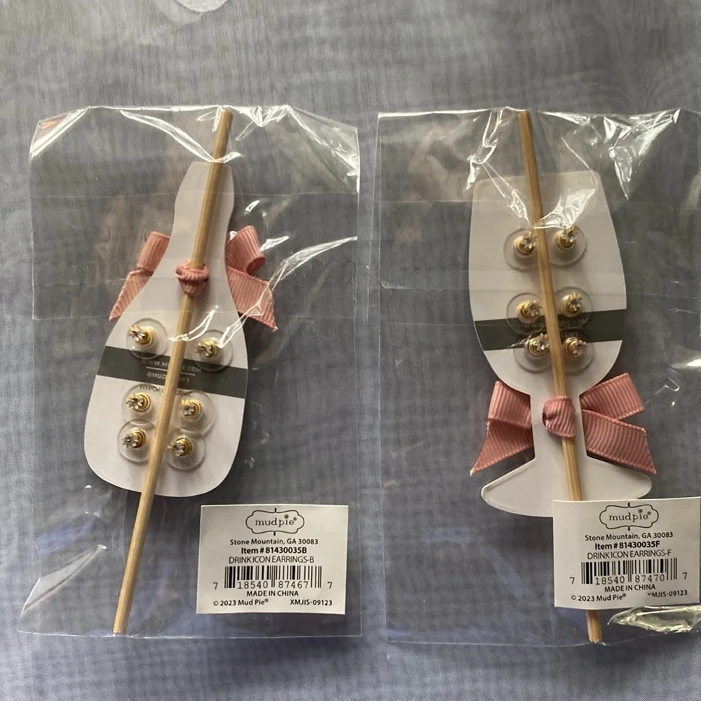 Mud Pie Pink and Gold Cake Topper